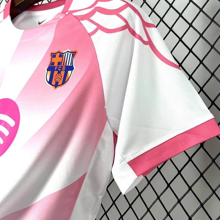 BARCELONA PINK & WHITE JERSEY