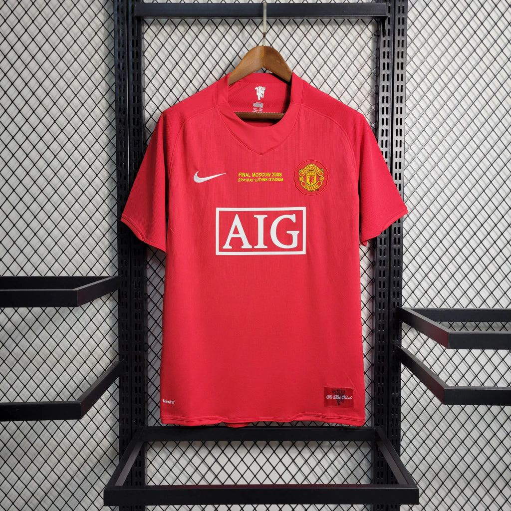 MAN UNITED 2007/08 JERSEY RETRO FINAL UCL