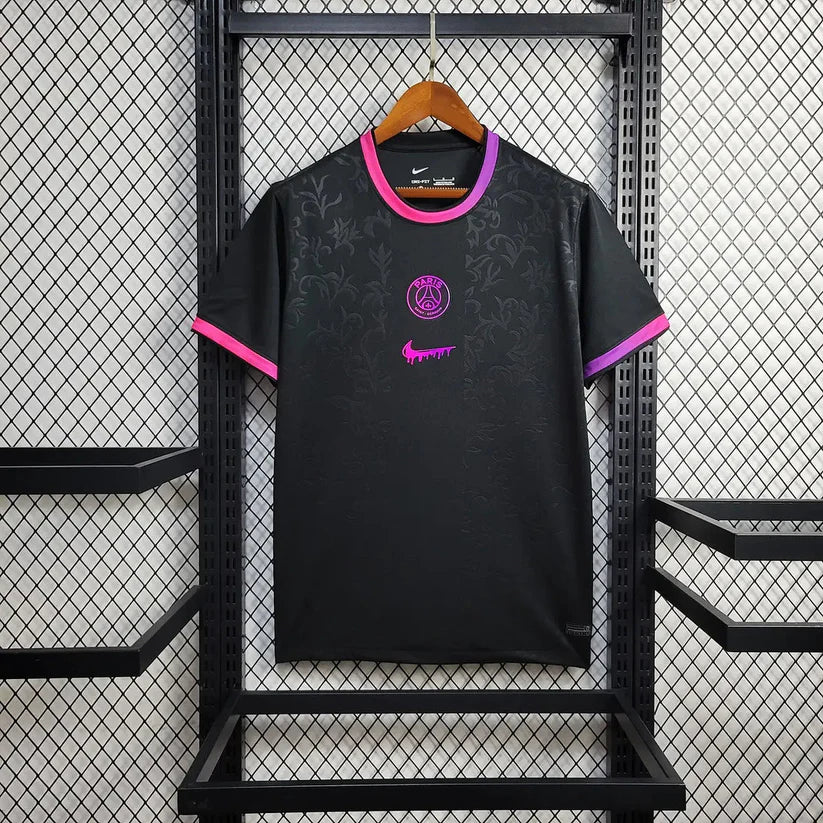 PSG BLACK AND PINK JERSEY