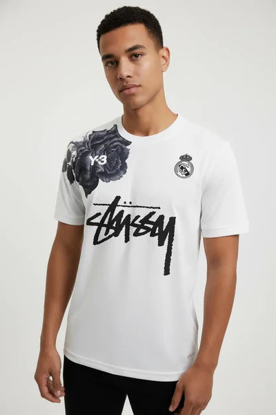 STUSSY X Y3 REAL MADRID JERSEY