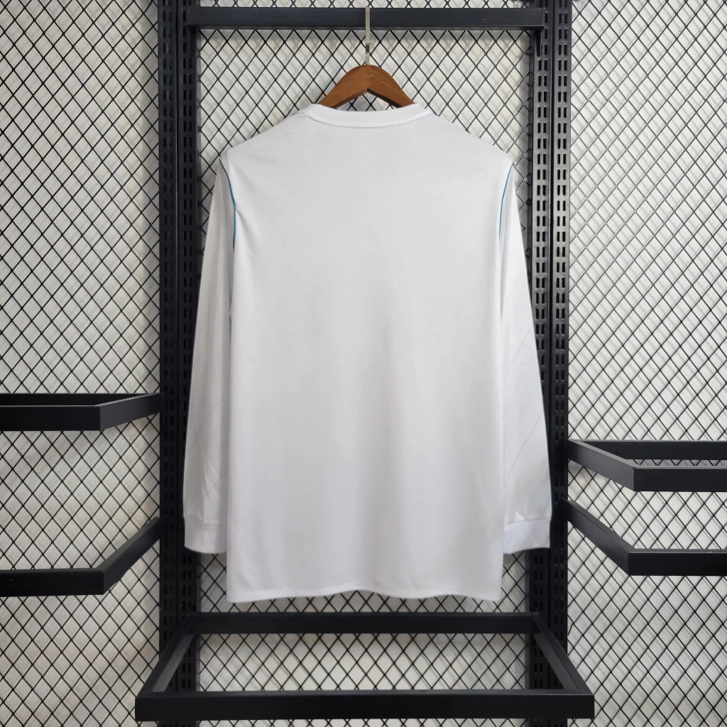 REAL MADRID HOME RETRO JERSEY 2017/18 LONGSLEEVE